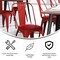 Flash Furniture Red Metal Stack Chair with Red Poly Resin Seat CH-31230-RED-PL1R-GG - alternate 6